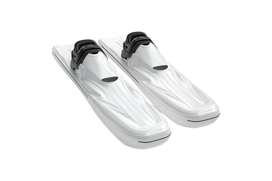 Water Skis is on Transparent Background, PNG Image.