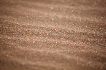 close up of sand