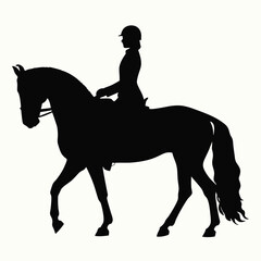 Horse Rider Silhouette