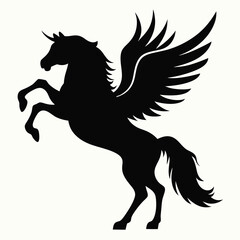 Pegasus horse Silhouette