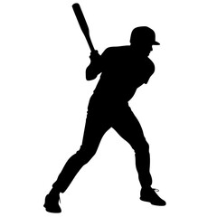 baseball player isolated on transparent background