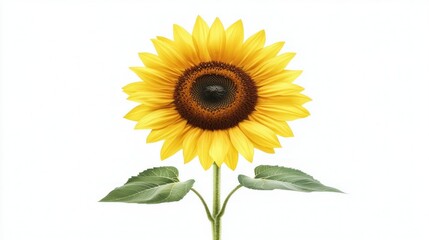 Fototapeta premium Vibrant sunflower illustration