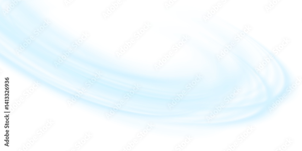 Leinwandbilder air flow set of vector elements on a white background. abstract light effect blowing from an air con