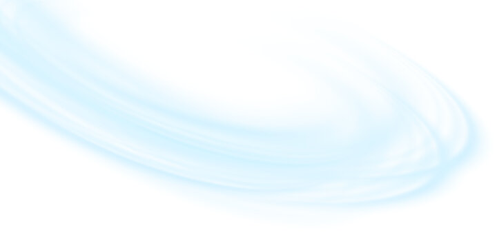 Air flow set of vector elements on a white background. Abstract light effect blowing from an air conditioner, purifier or humidifier. Dynamic blurred flow motion