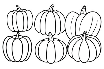 Autumn Pumpkin Clipart Collection