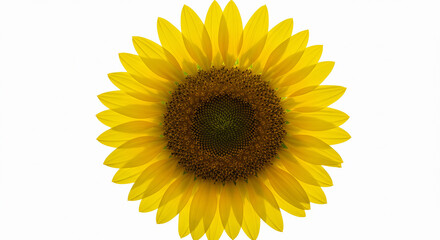 Fototapeta premium sunflower isolated on white