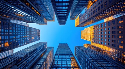 Majestic Metropolis: Skyscrapers Reaching for the Sky