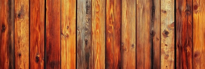 Fototapeta premium Wooden Brown Plank Background. Aged Vintage Board for Text or Sign