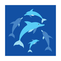 Obraz premium cute jellyfish floating in ocean