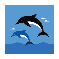 Naklejka premium deep sea view with sunrays filtering through water