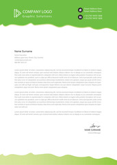 Business letterhead template
