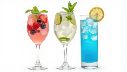Refreshing Summer Cocktails with Berries, Citrus, and Mint