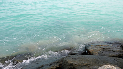 pier view on a maldive island