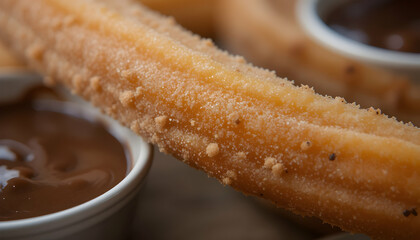 Crispy Churros with Chocolate Sauce: Delicious Dessert Recipe