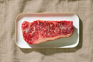 fresh raw Australian Wagyu steak