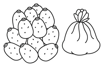 Rustic Potato Sack Design Set