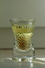 Soak holy basil seeds in chamomile tea to improve germination