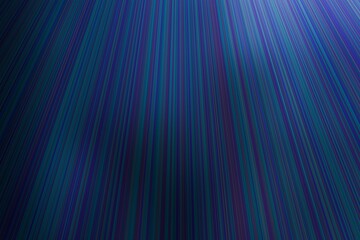 Abstract vibrant, dark blue and teal radiating lines