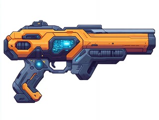 Fototapeta premium High-tech Energy Shotgun Designed for Futuristic Combat Scenarios