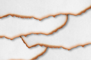 Double Torn Burnt Paper Border Scorch Marks for Banner, Poster, Frame or Creative Design