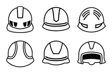 Hard Hat Vector Set for Construction Projects