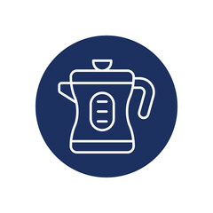 Kettle icon vector stock illustration