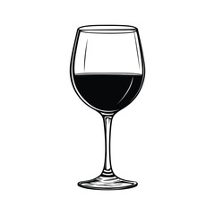 Creating Elegant Vector Wine Glass Illustrations: Designing Classic Drinkware Graphics for Beverage and Restaurant Themes.
