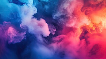 Obraz premium Abstract Colorful Swirls and Fluid Paint Background