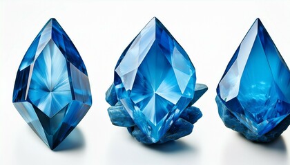 Fototapeta premium blue topaz gemstones