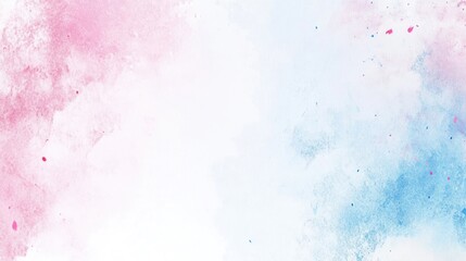 Obraz premium Watercolor Splash Background with Pink and Blue Textures Ideal for Design