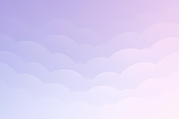 パステル雲の空模様　淡いグラデーションと柔らかな雲が描く、夢のような幻想背景