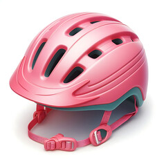 Pink Helmet 3d illustration 3d render	