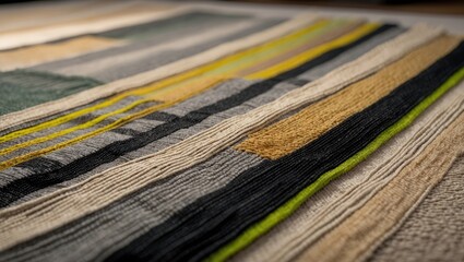 Fototapeta premium Gentle warm carpet foundation, enhance the background with carpet.