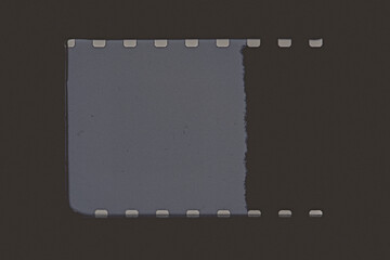 Obraz premium Film Frame, old picture. copy space, vintage background. Vintage technology, film strip. Old abstract photo scan