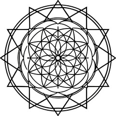 Sacred Geometry Pattern Design