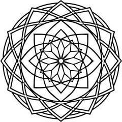 Fototapeta premium Sacred Geometry Pattern Design