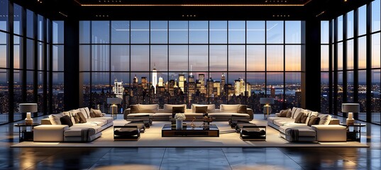 Urban vibes black wallpaper subtle gradients of city nightscapes promoting calmness clean open space for customization