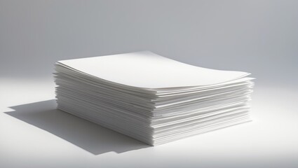 Mockup of a blank Newspaper featuring vacant areas for news content set against a white backdrop