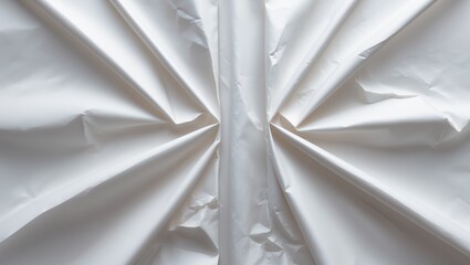 Background featuring a wrinkled white paper texture.