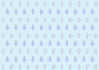 Penguin seamless background wallpaper backdrop 