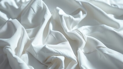 Obraz premium wrinkled fabric on a white background