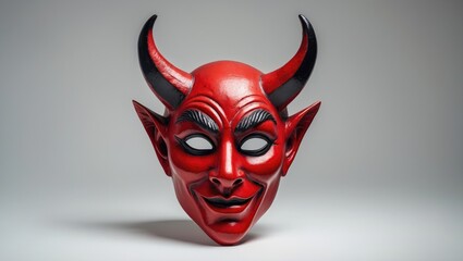 Obraz premium Isolated devil mask on the background