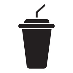 vector illustration of a paper cup