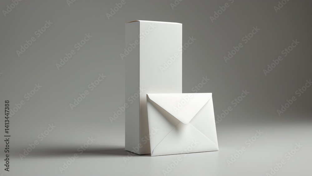 Poster dl envelope mockup for letters and money envelopes