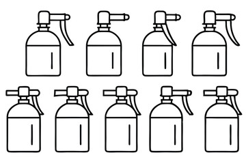 Fototapeta premium Different Types of Strawberries on White