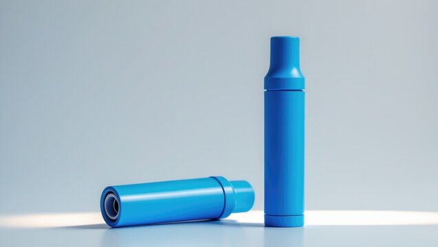 Contemporary inhalers against a white backdrop