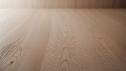 Naklejka premium Panoramic long banner featuring pale brown wooden texture background