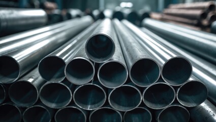 Metal warehouse equipment for industrial steel pipe production