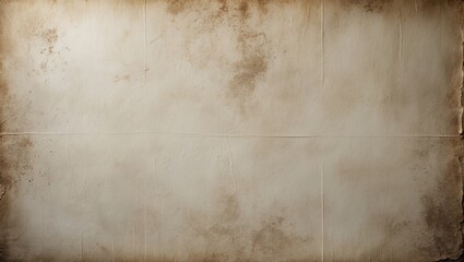 Obraz premium Worn Paper Background, Distressed Brown Vintage Newspaper Design with White Marks
