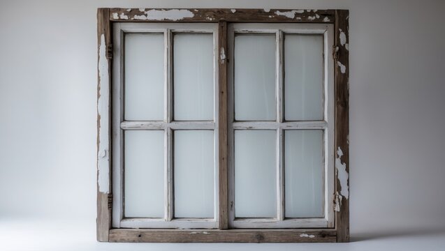 Antique wooden window - Powered by Adobe